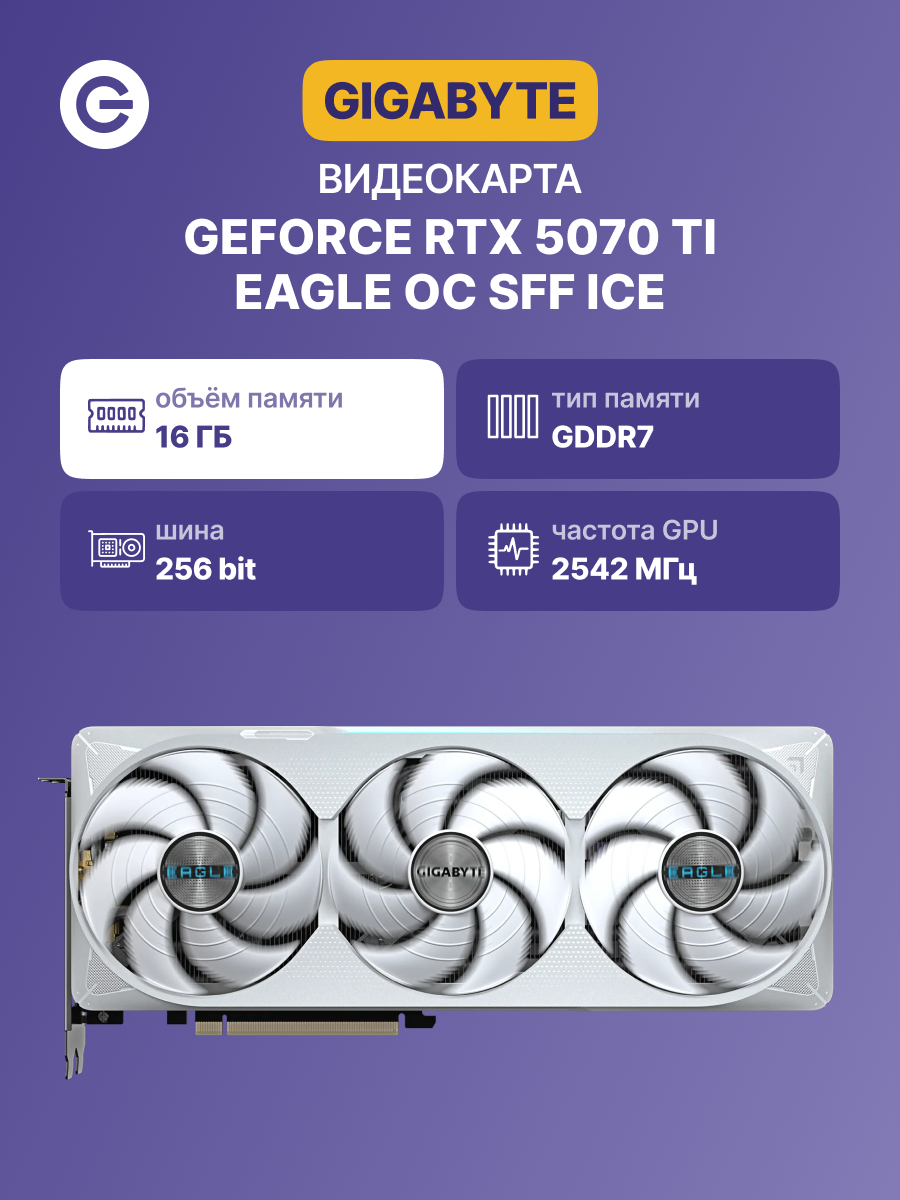 Видеокарта GIGABYTE GV-N507TEAGLEOC ICE-16GD