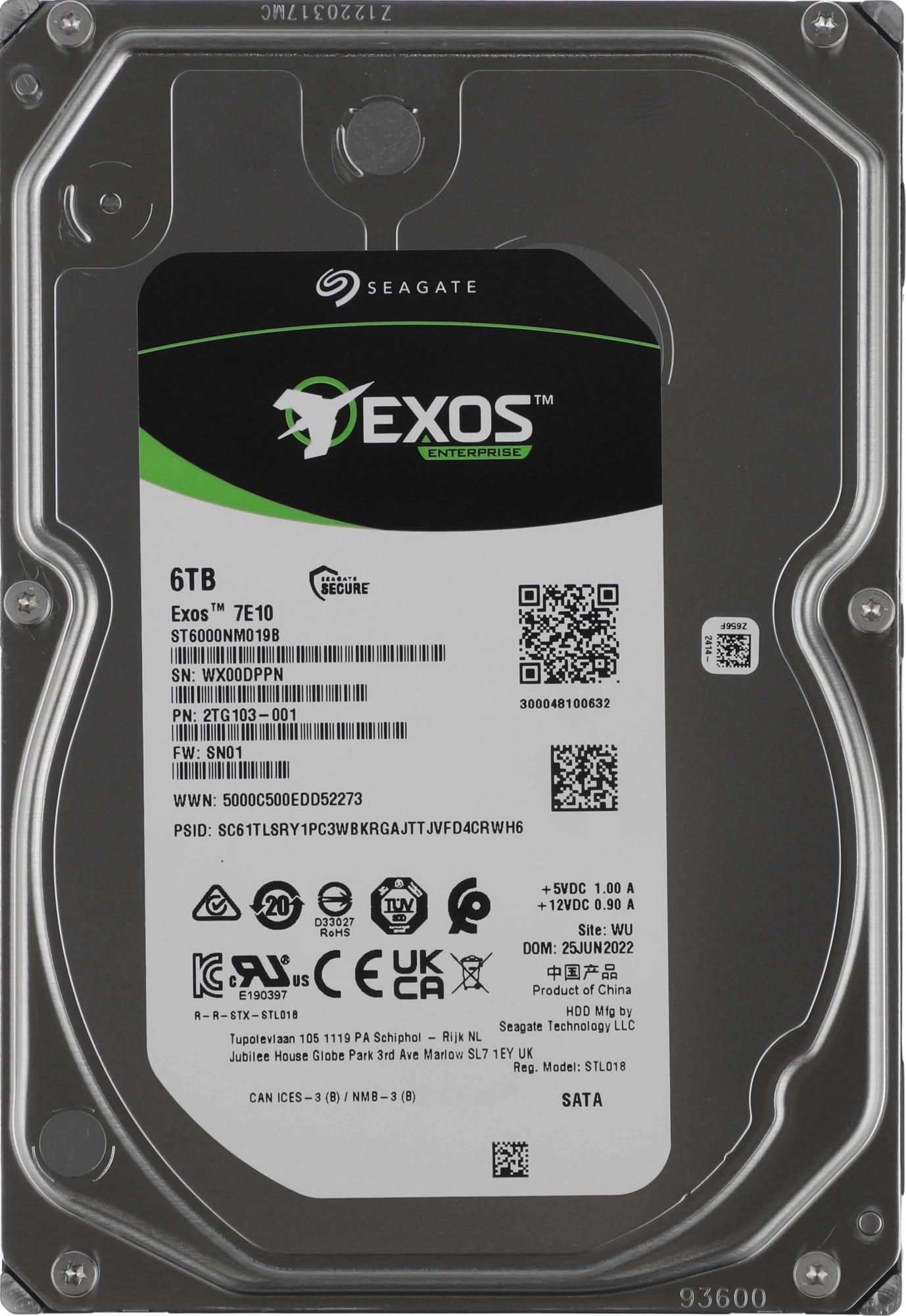 Жесткий диск Seagate ST6000NM019B