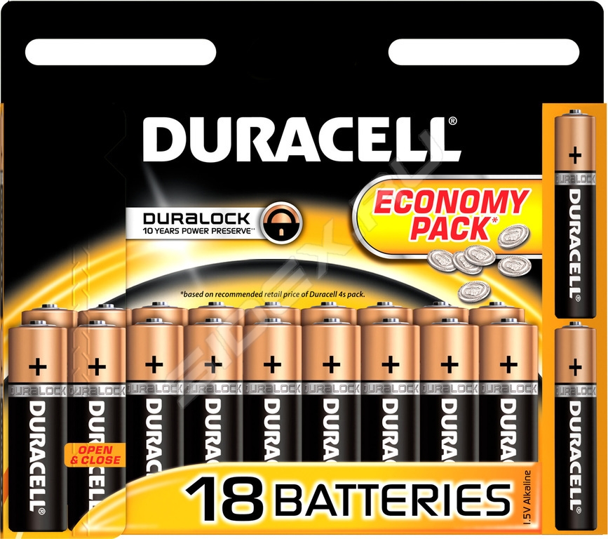 Батарейки AAA Duracell Basic LR03-18BL (18 шт, MN2400)